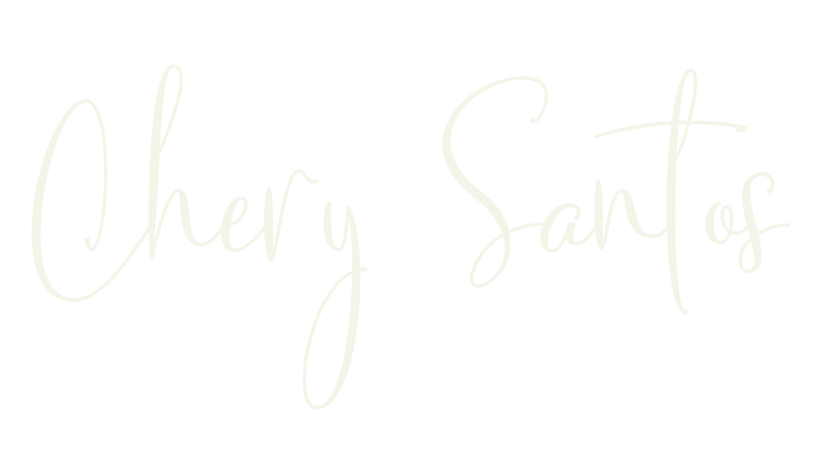 Chery Santos, script font preview