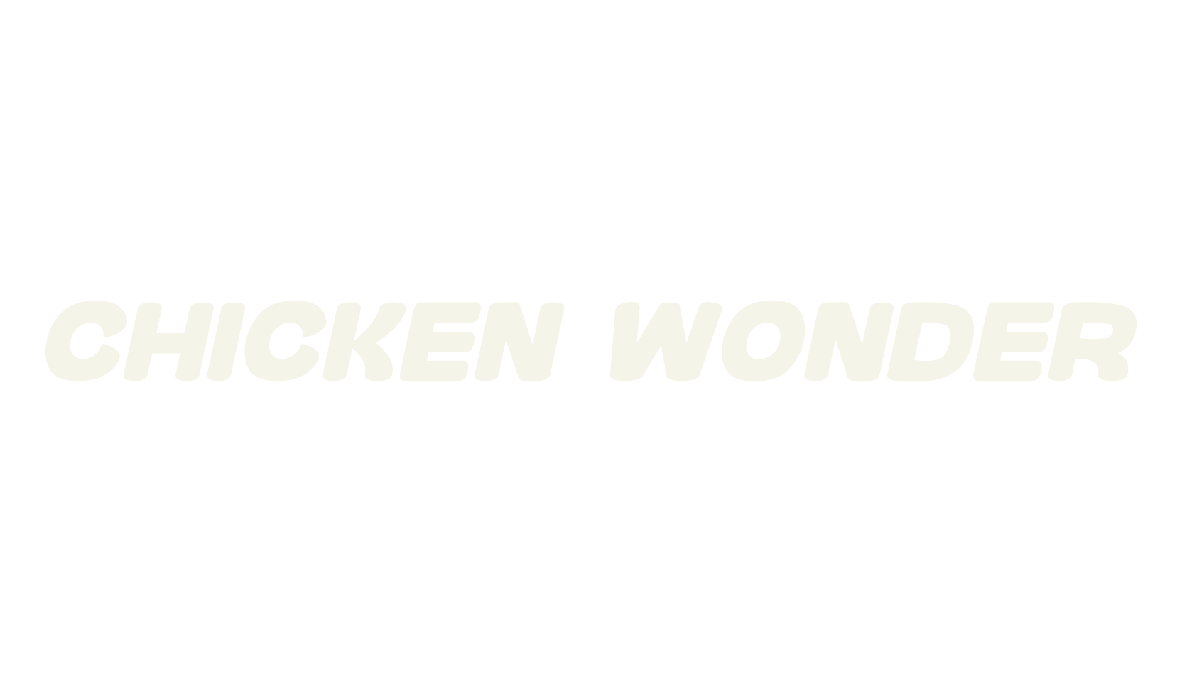 Chicken Wonder, bold font preview