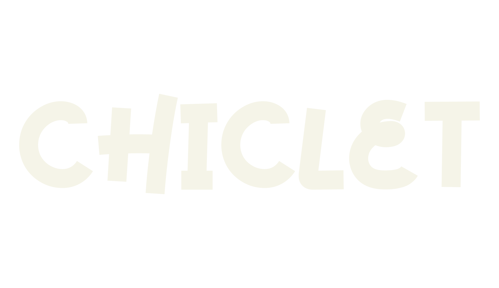 Chiclet, comic sans font preview