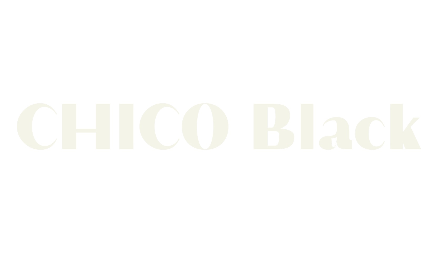 CHICO Black, sans serif font preview
