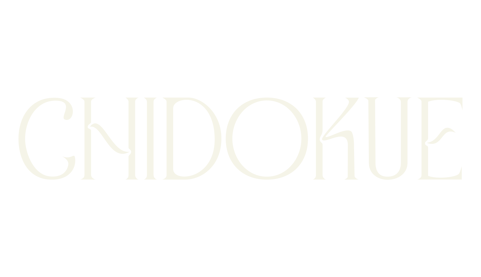 CHIDOKUE, luxury font preview