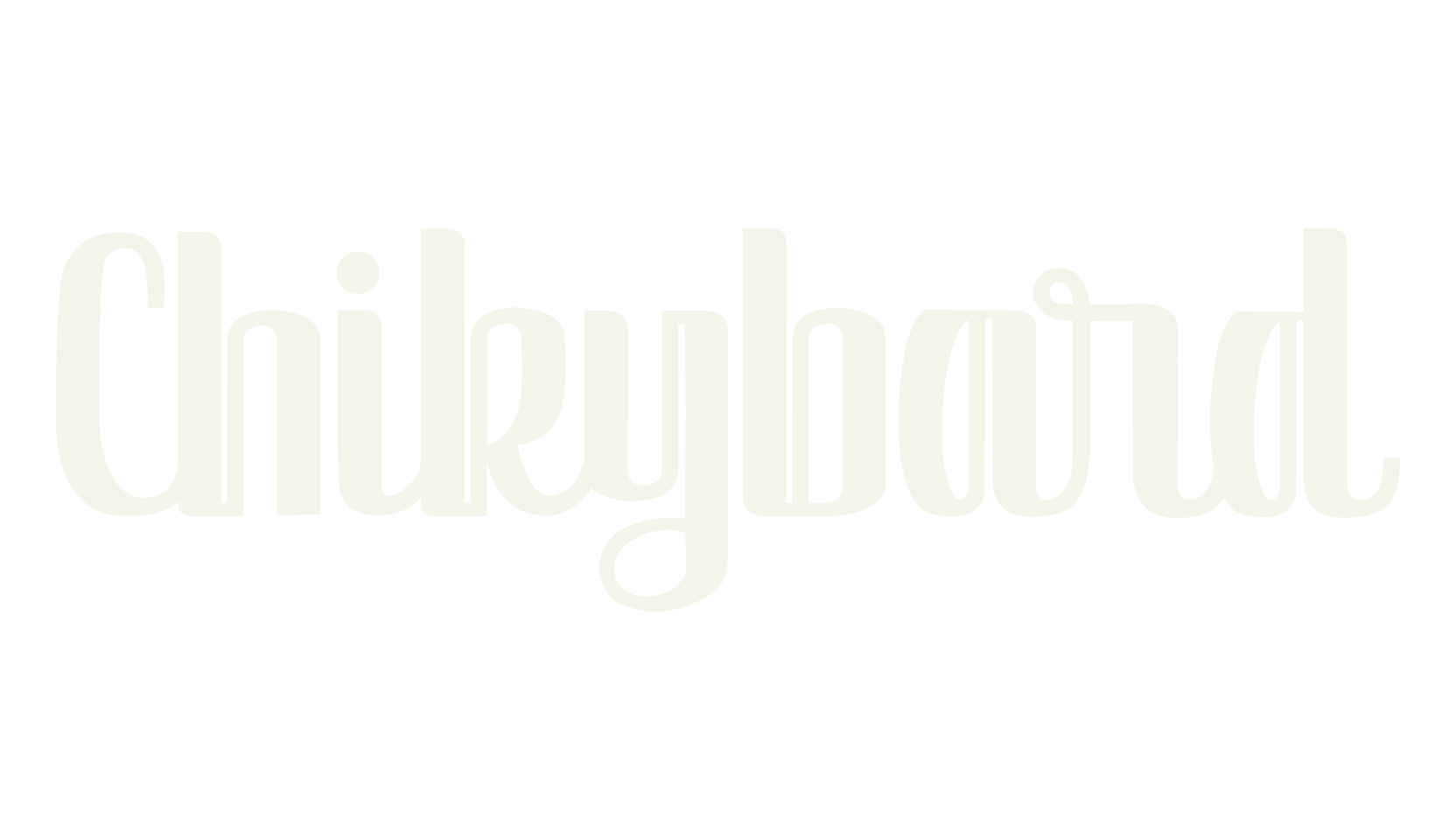 Chikybard, script font preview