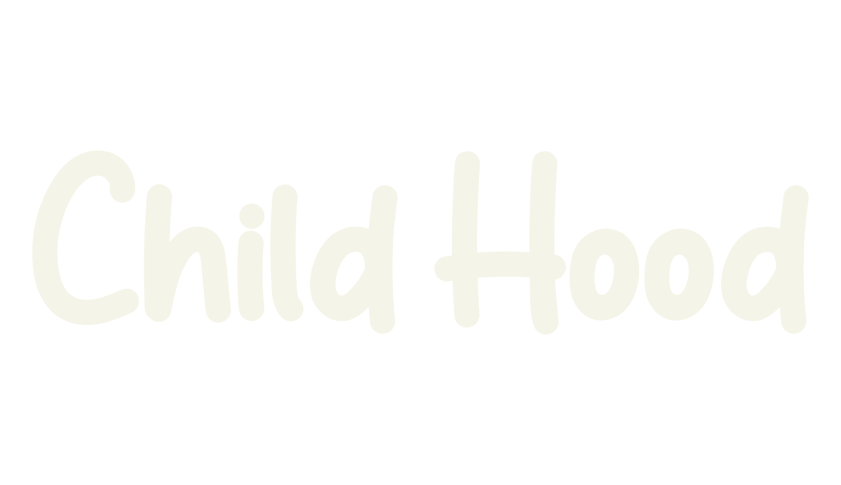 Child Hood, children font preview