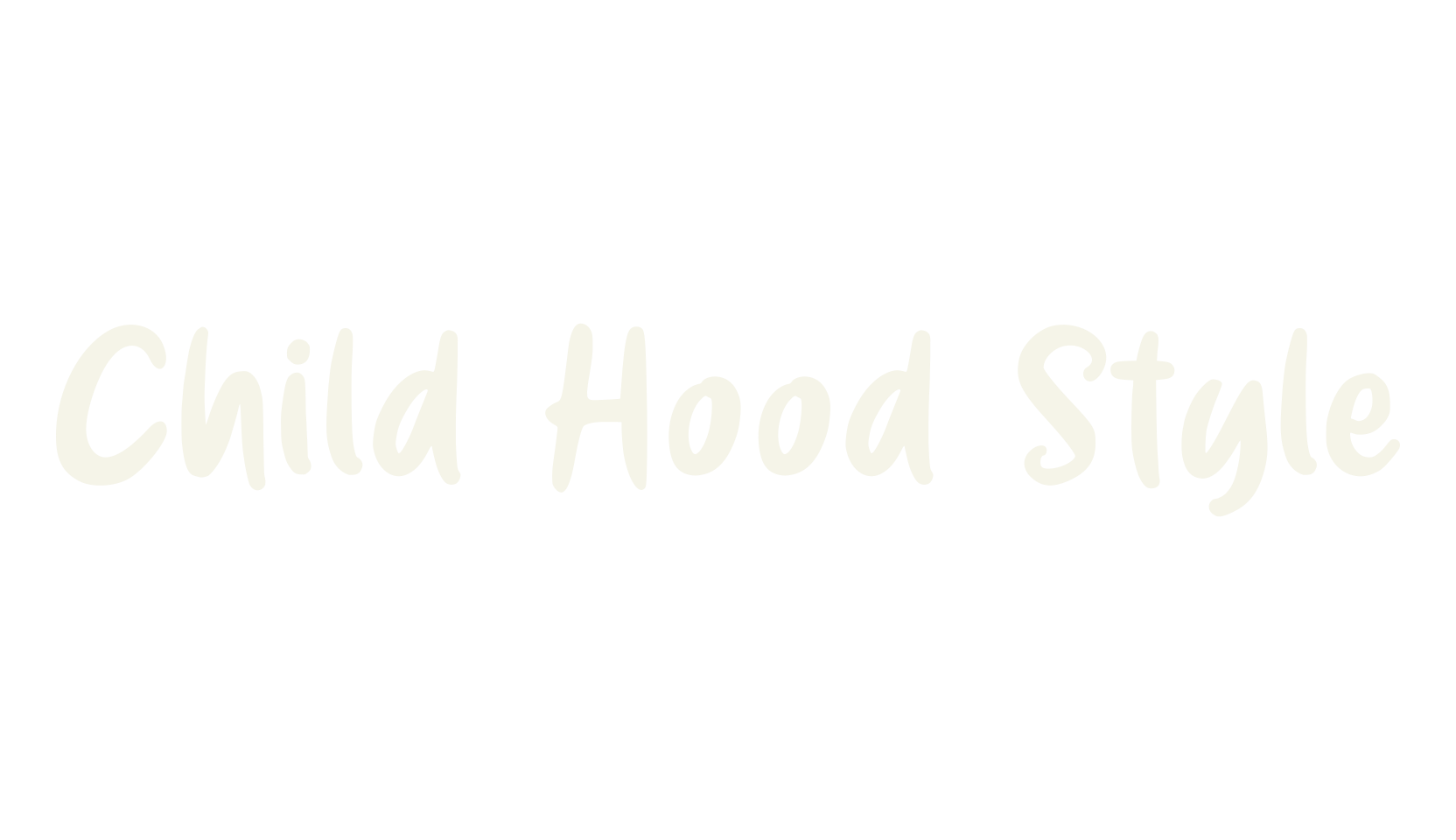 Child Hood Style, quirky font preview
