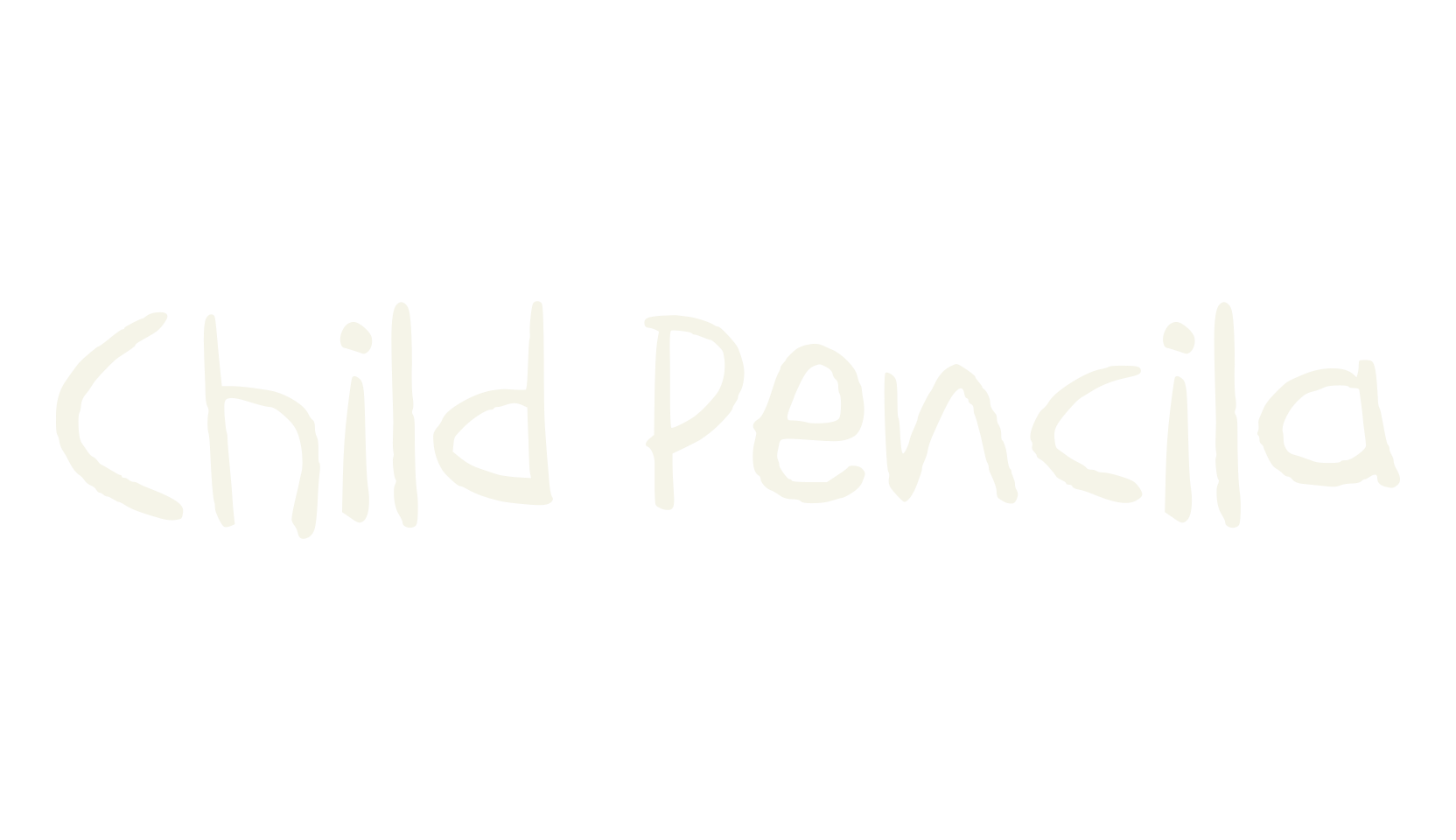 Child Pencila, children font preview