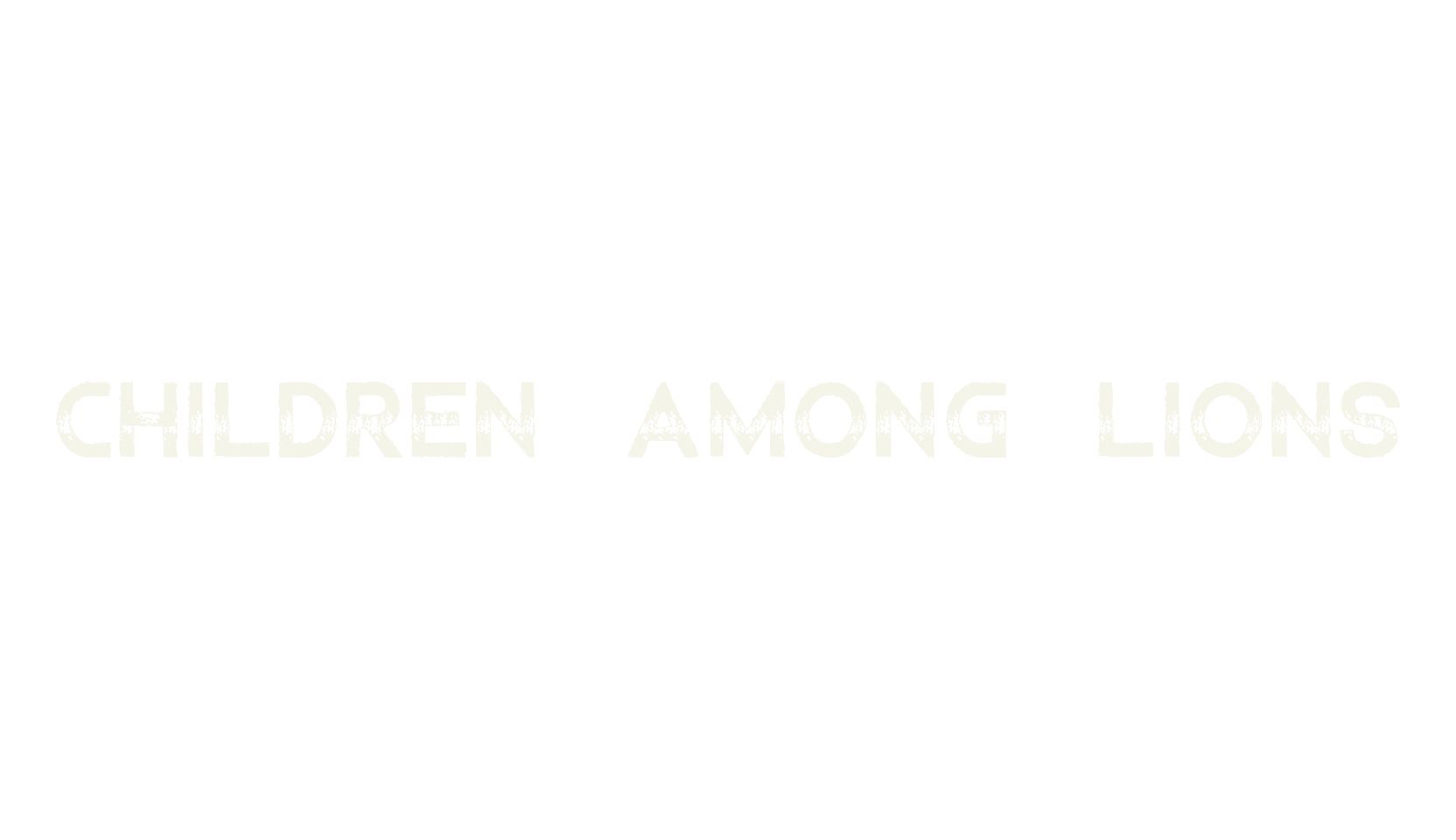 Children Among Lions, display market font preview