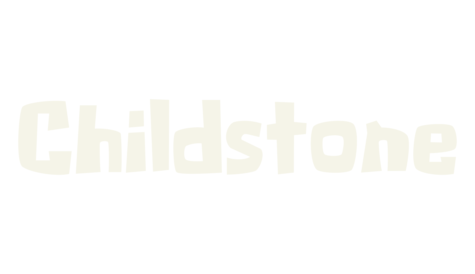 Childstone, cartoon font preview