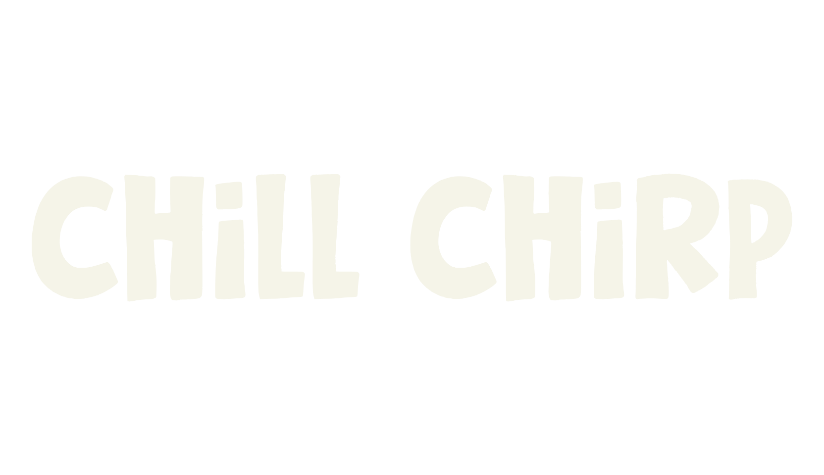 Chill Chirp, calligraphy font preview