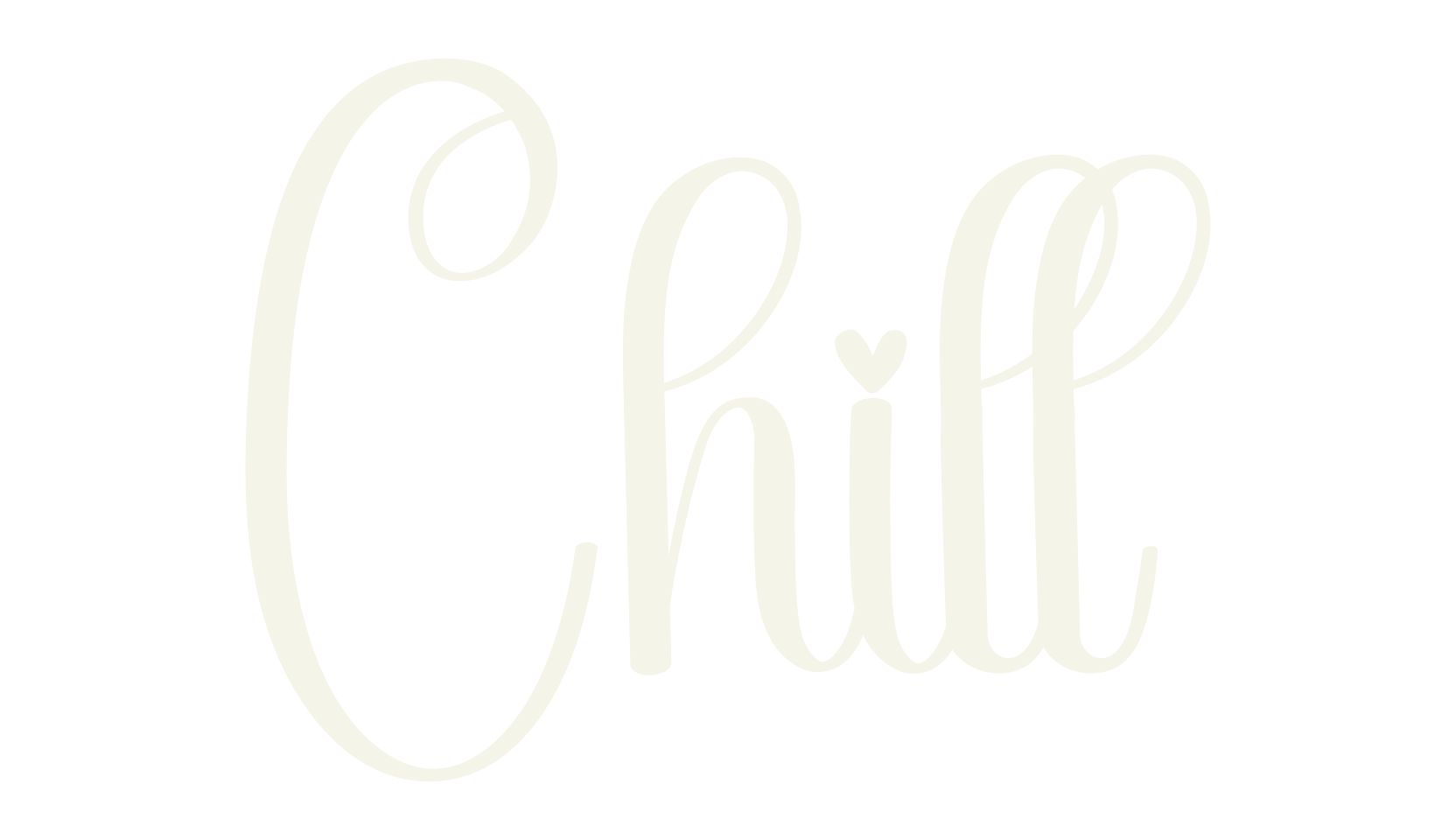 Chill, calligraphy font preview