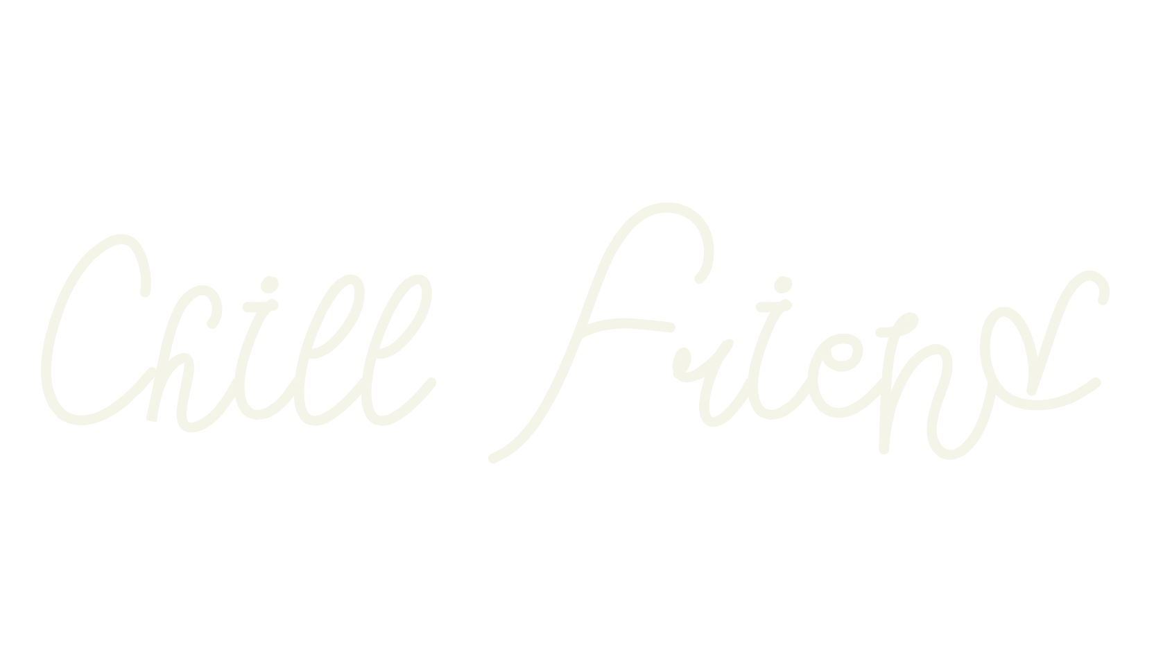 Chill Friend, cursive font preview