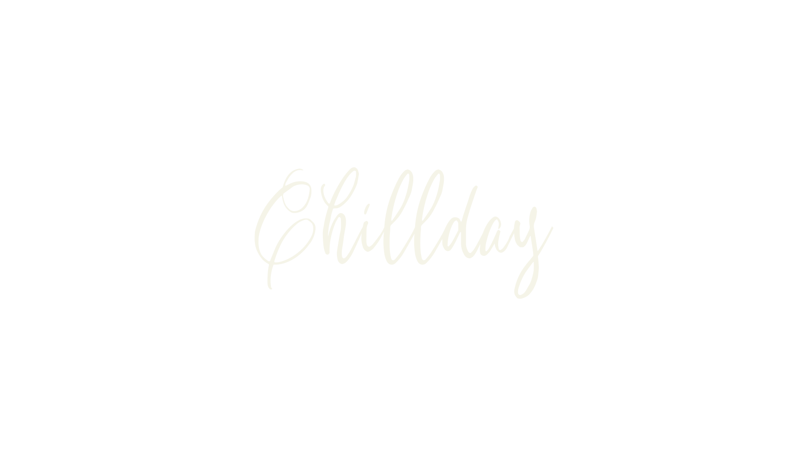 Chillday, handwritten font preview