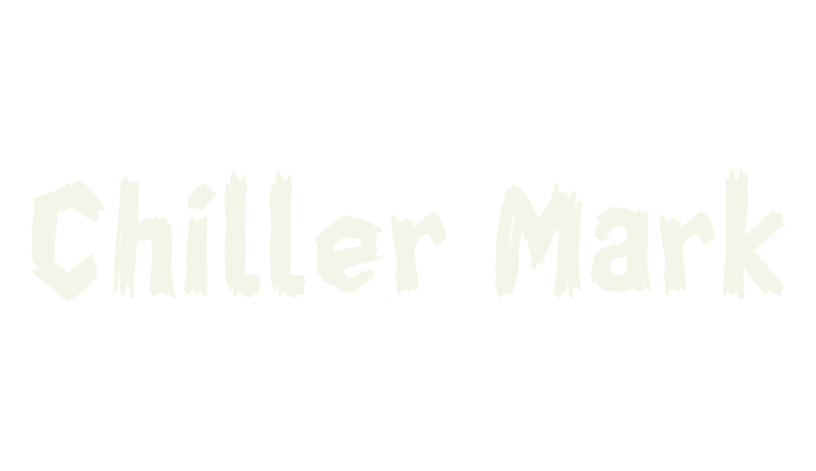 Chiller Mark, heavy metal font preview