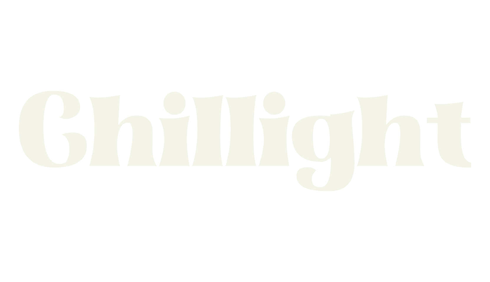 Chillight, opentype font preview