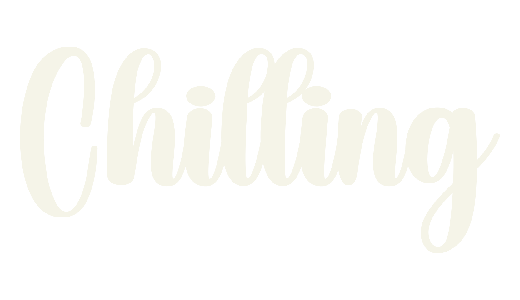 Chilling, calligraphy font preview