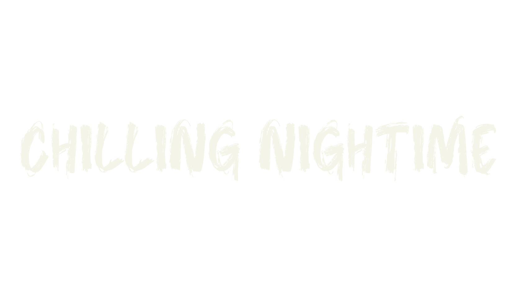 Chilling Nightime, horror font preview