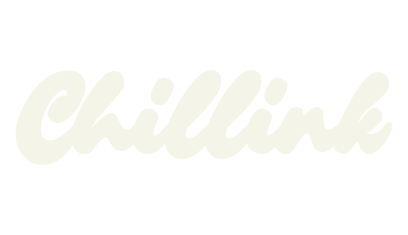 Chillink, cursive font preview