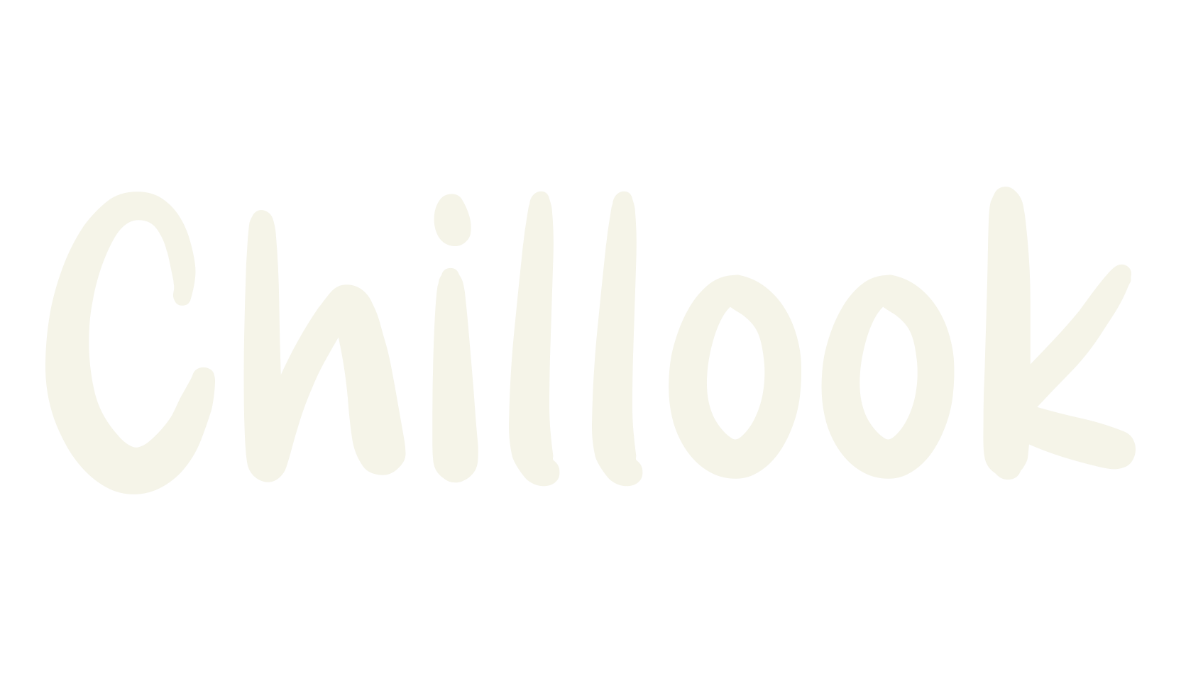 Chillook, handwritten font preview