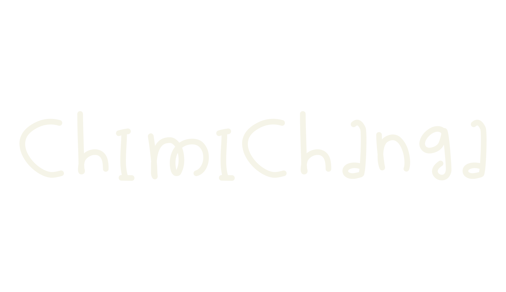 Chimichanga, handwritten font preview