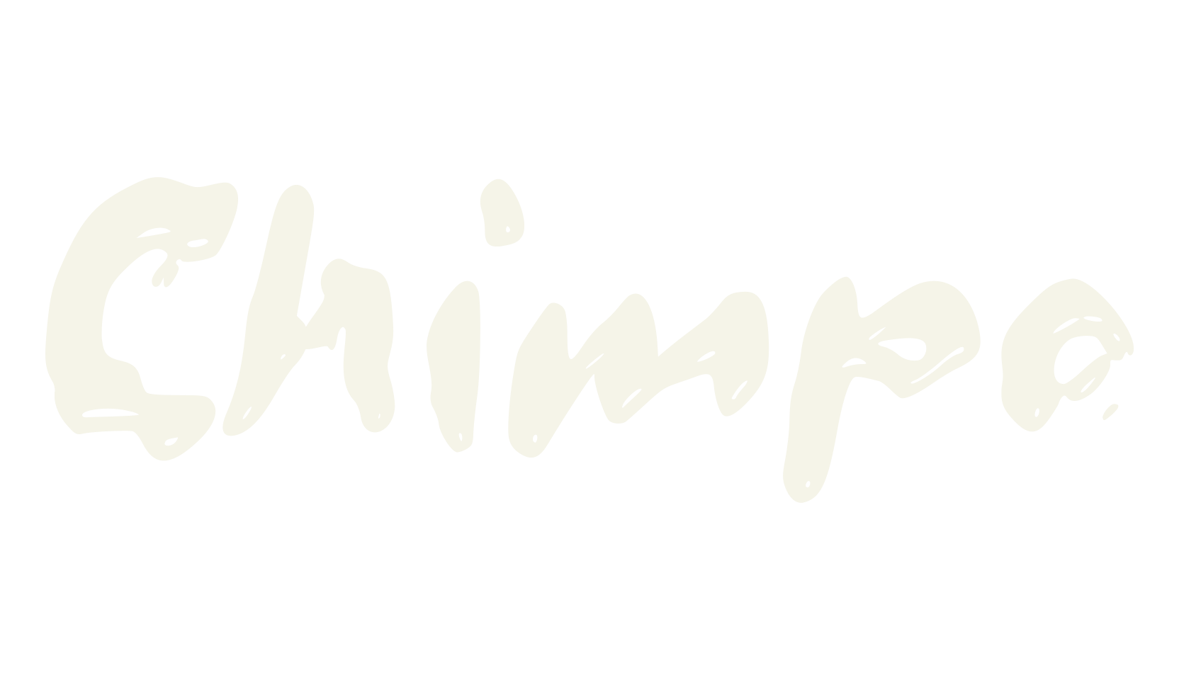 Chimpo, dripping font preview