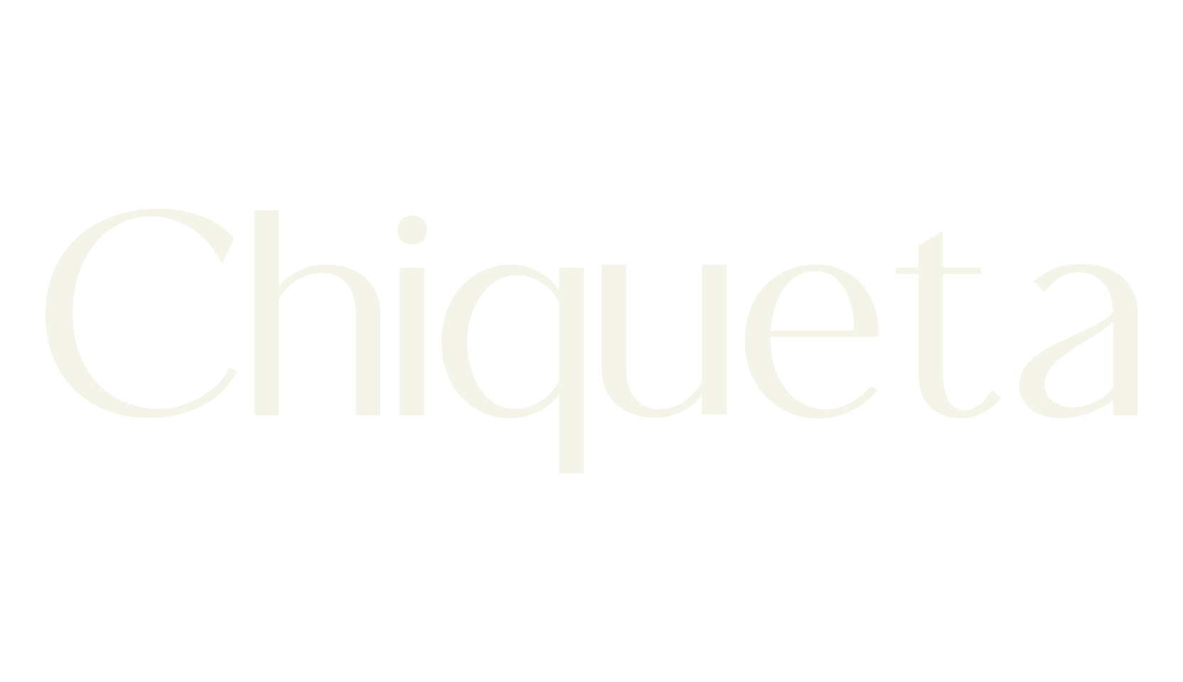 Chiqueta, sans serif font preview