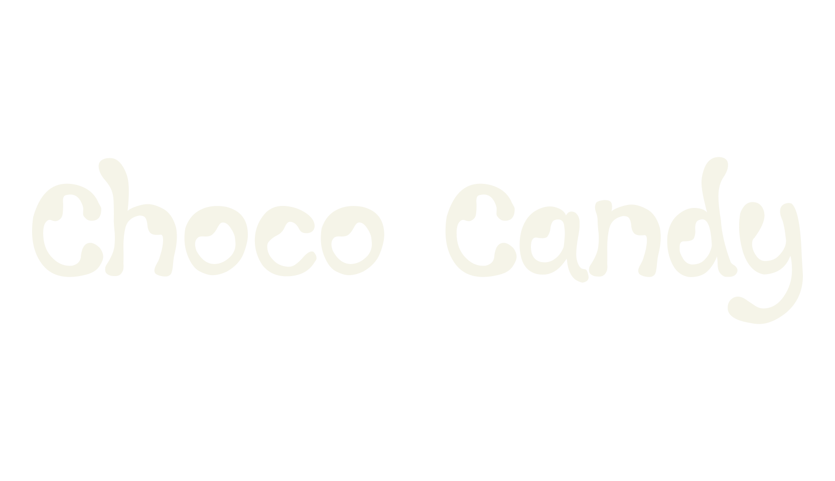 Choco Candy, display font preview
