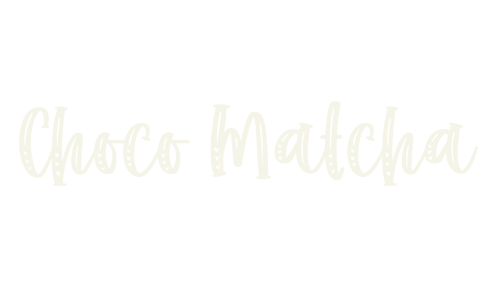Choco Matcha, calligraphy font preview