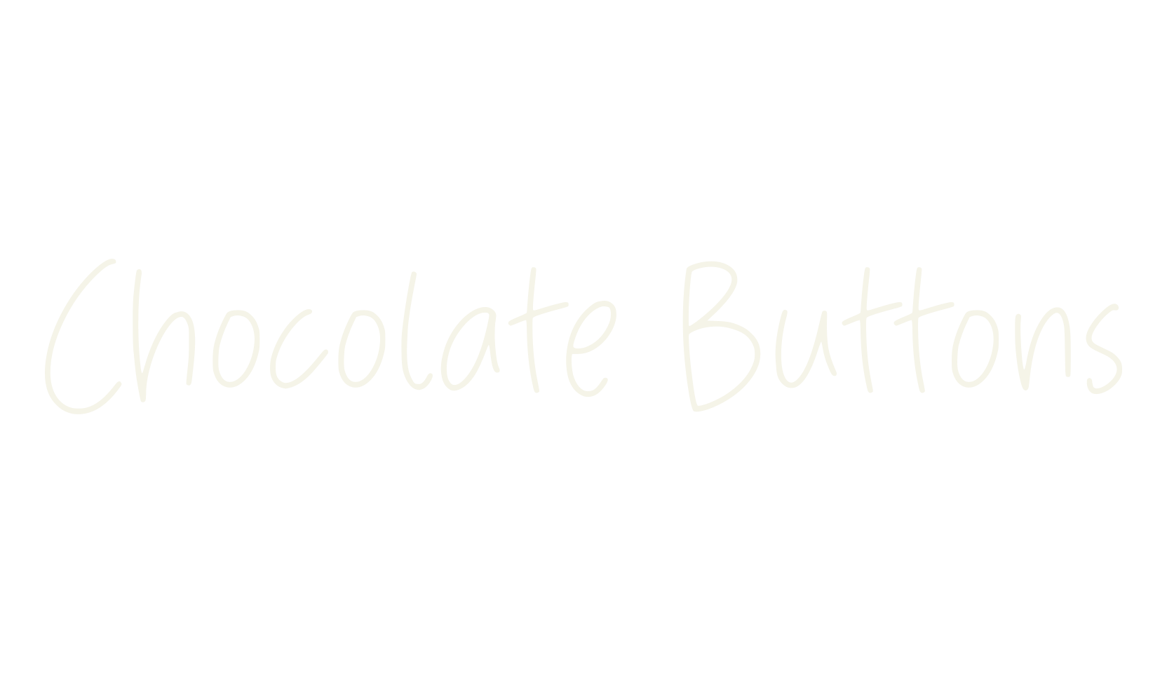 Chocolate Buttons, fashion sign font preview