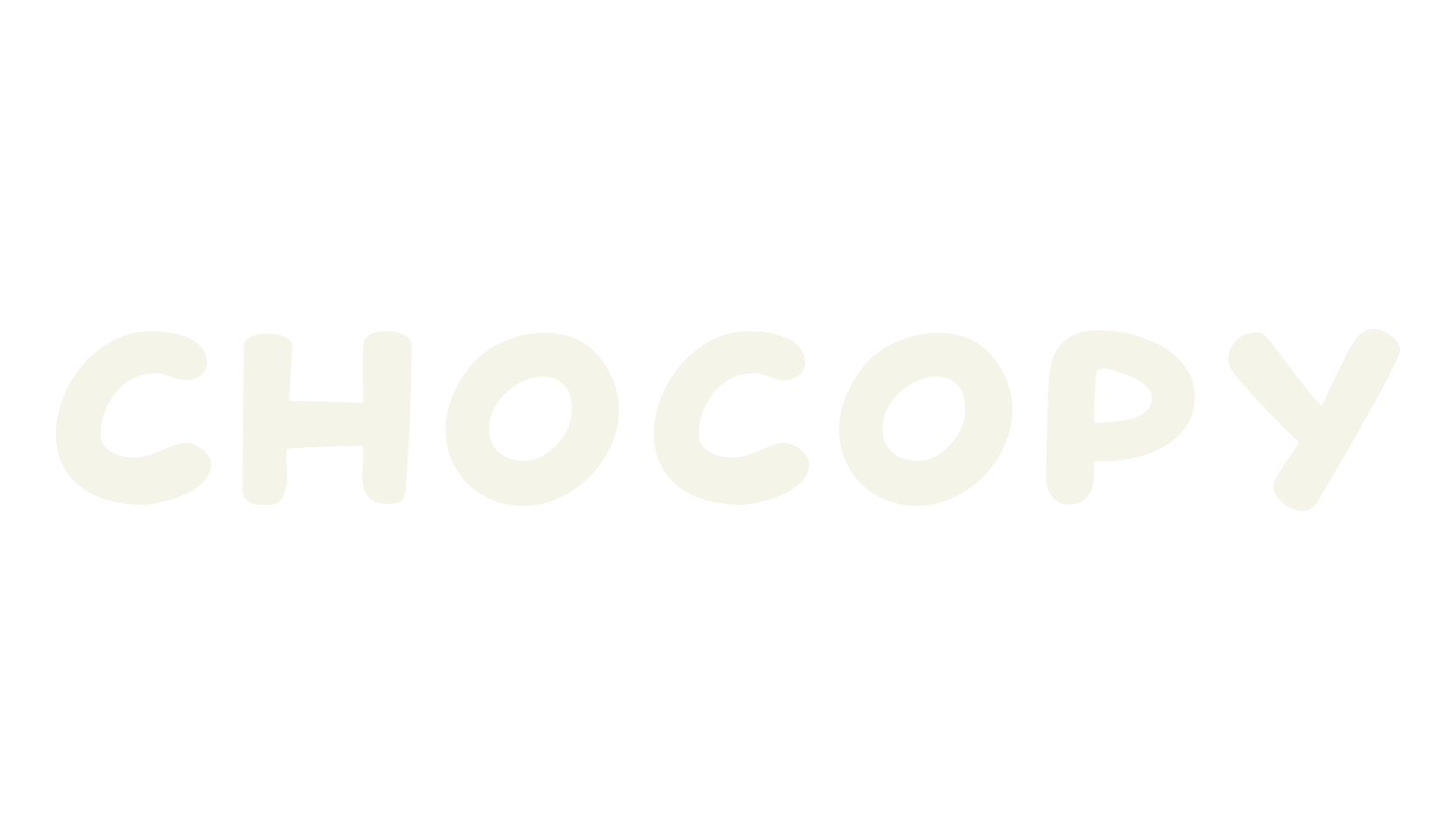 Chocopy, handwritten font preview