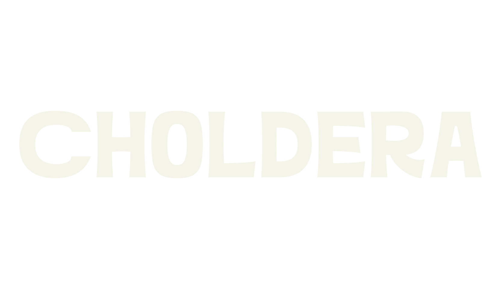 Choldera, art deco font preview