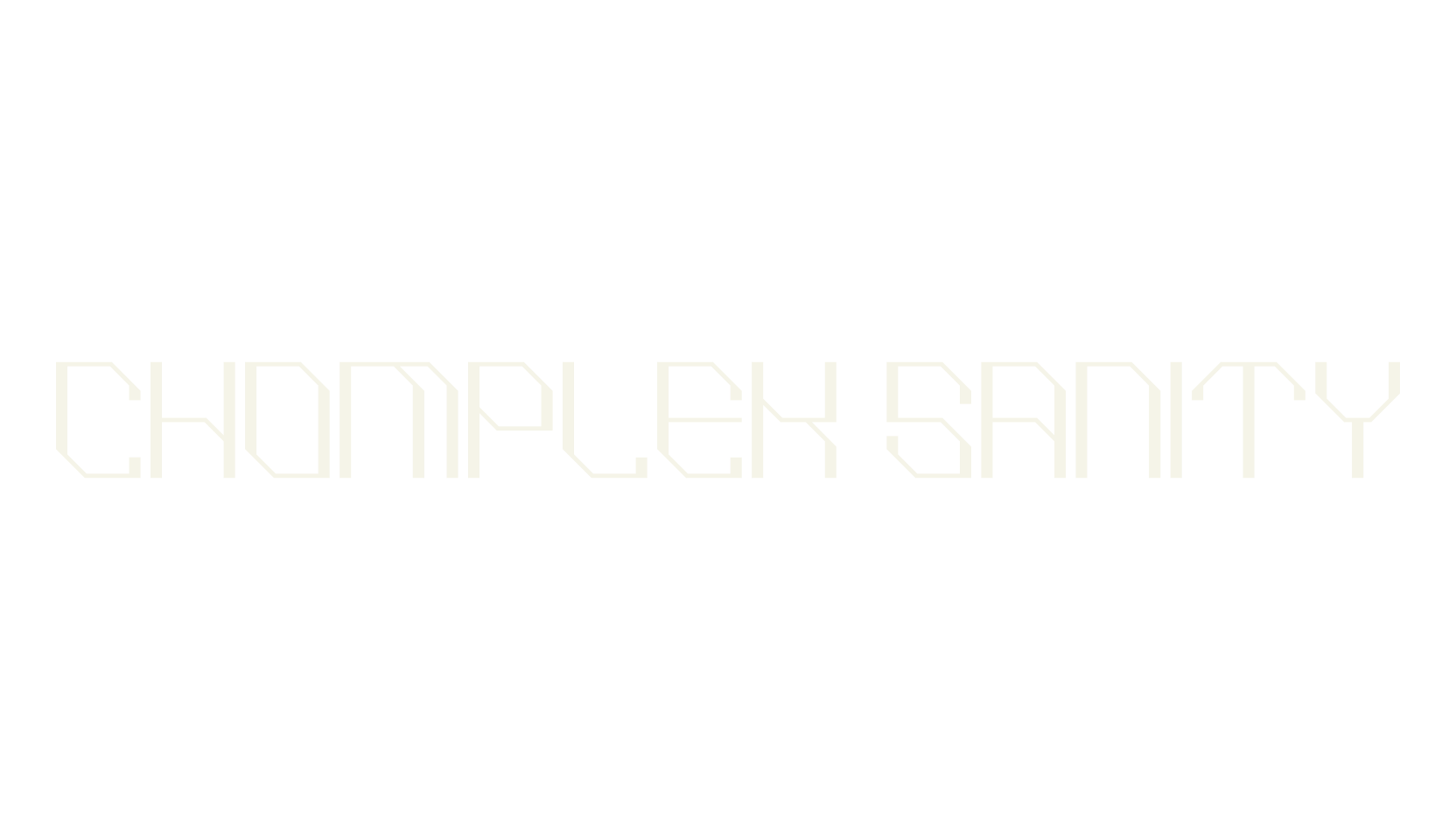 CHOMPLEK SANITY, serif font preview