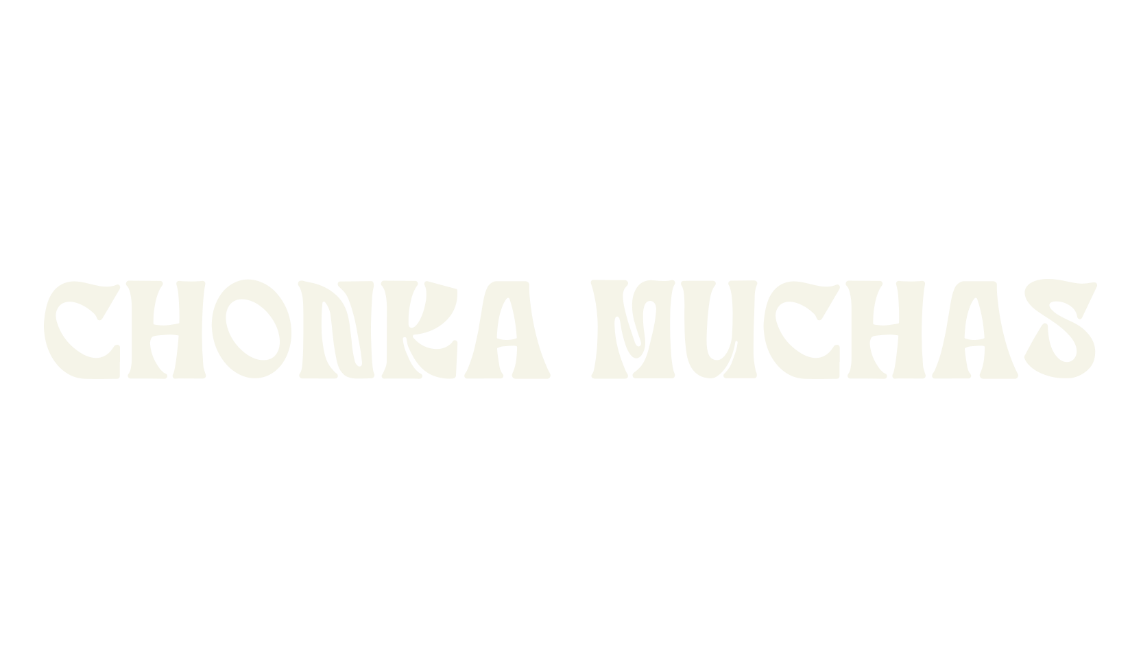 Chonka Muchas, wavy font preview