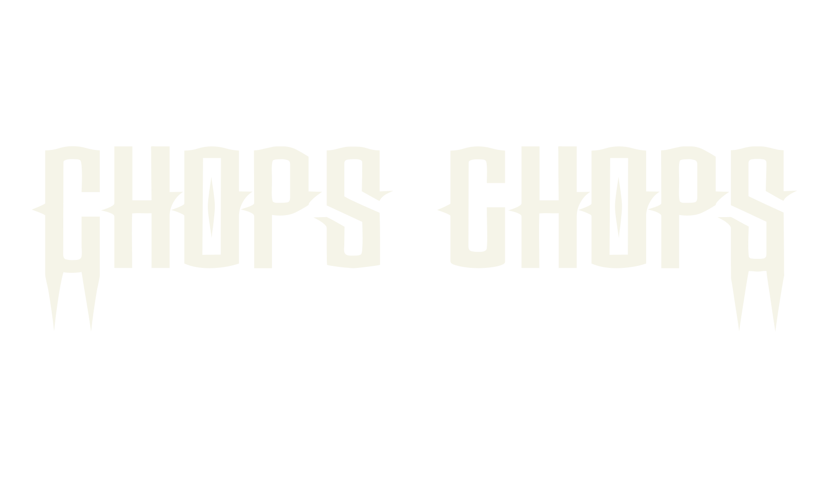 Chops chopS, fantasy font preview