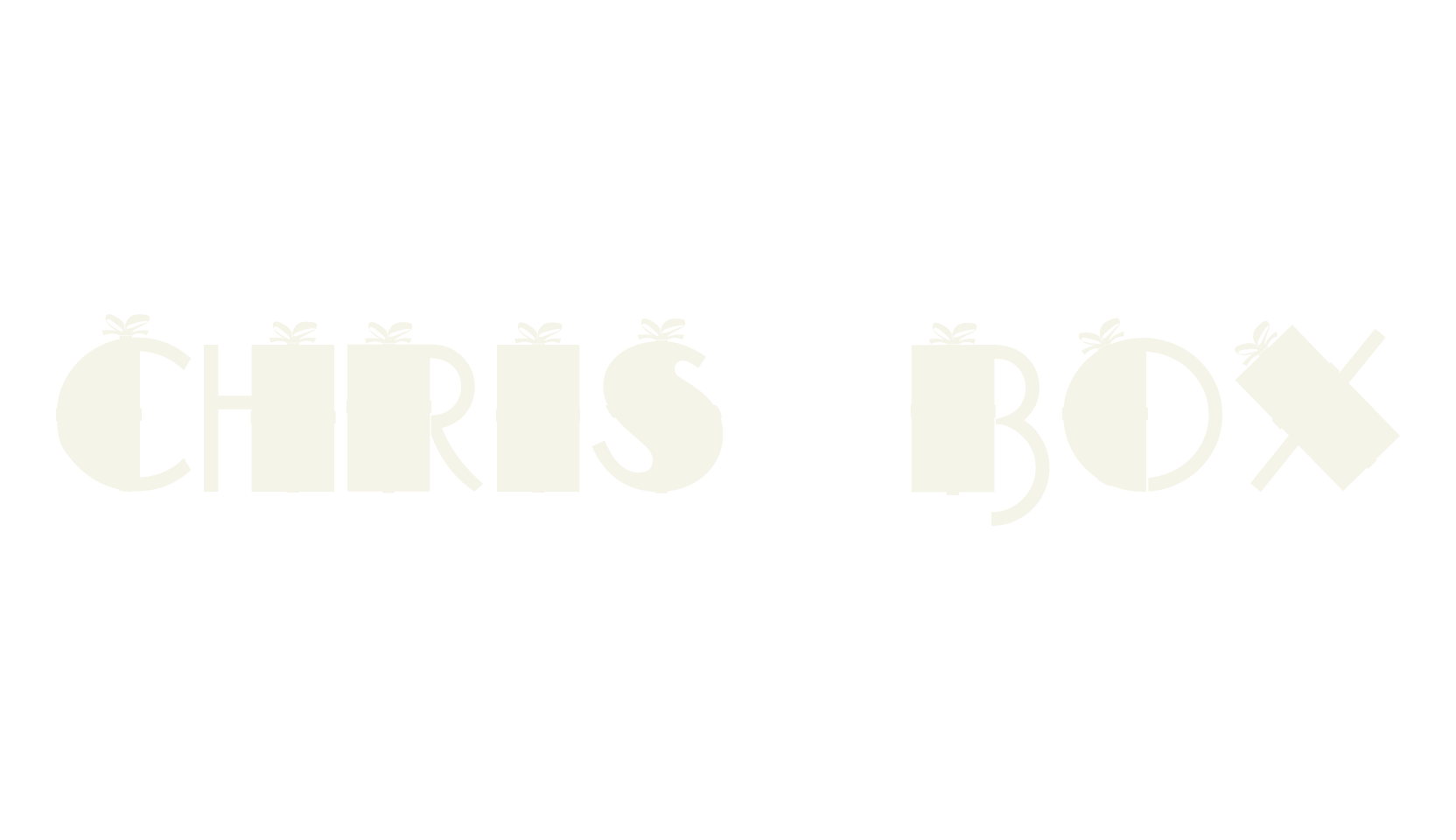 CHRIS BOX, christmas font preview