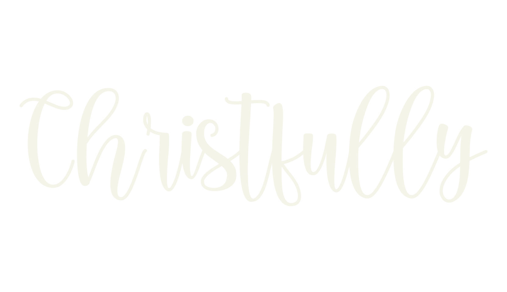 Christfully, cursive font preview