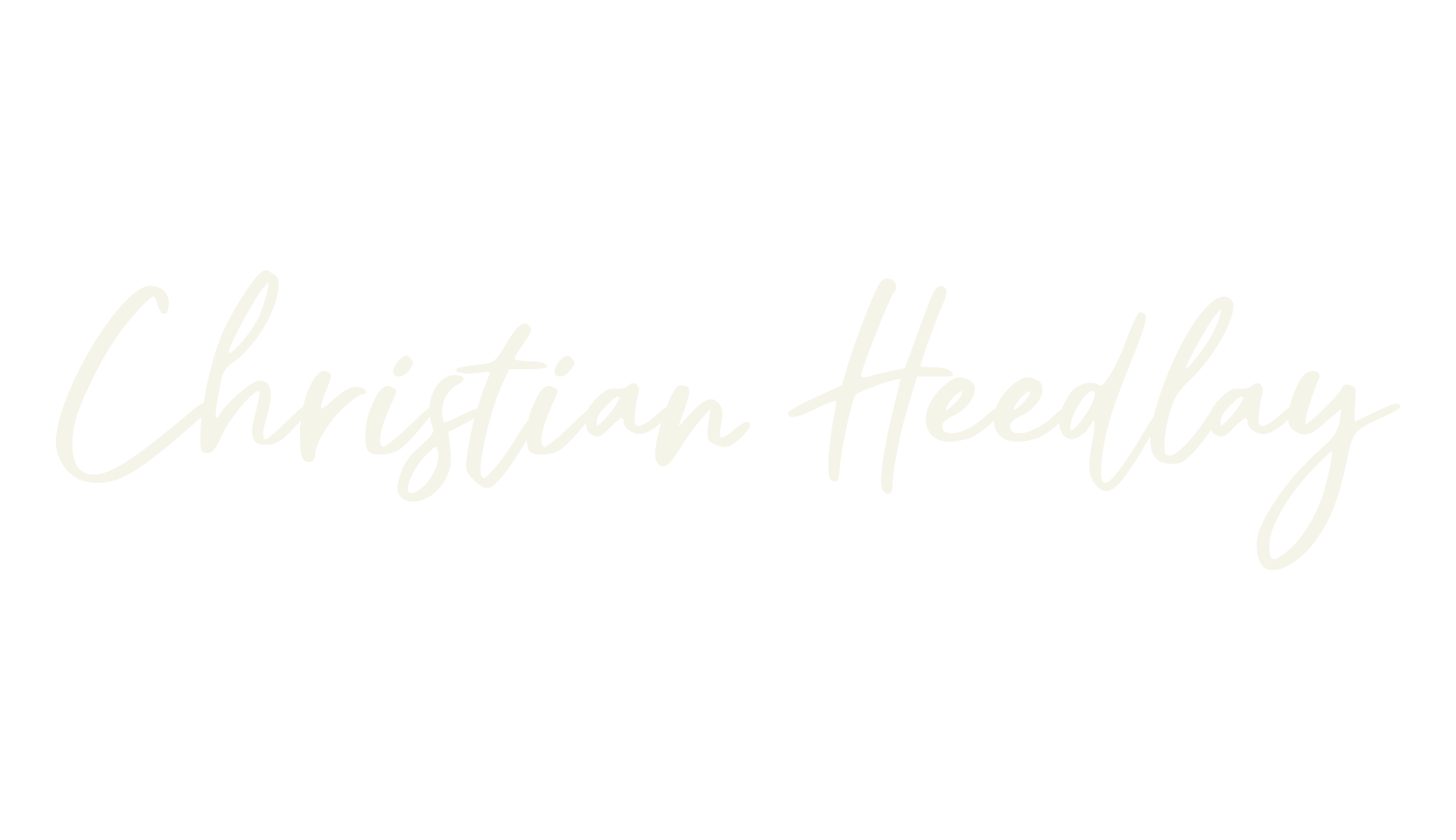 Christian Heedlay, script font preview