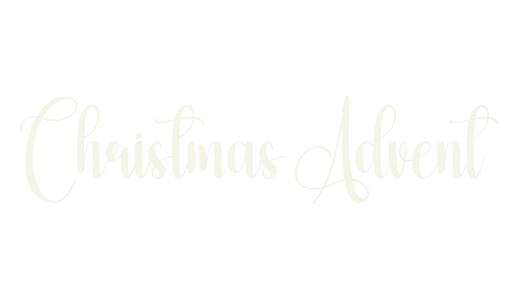 Christmas Advent, christmas font preview