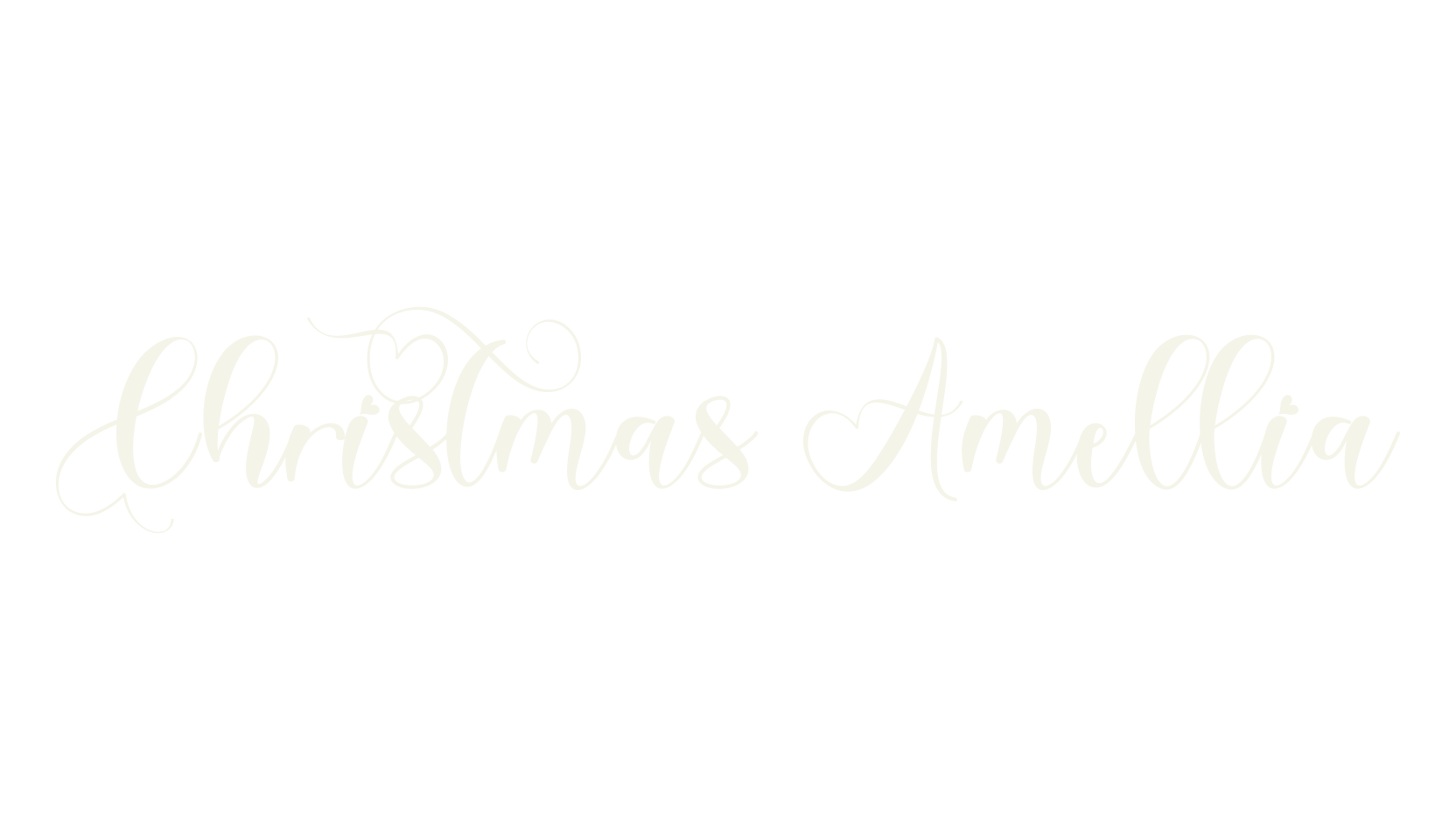 Christmas Amellia, christmas font preview