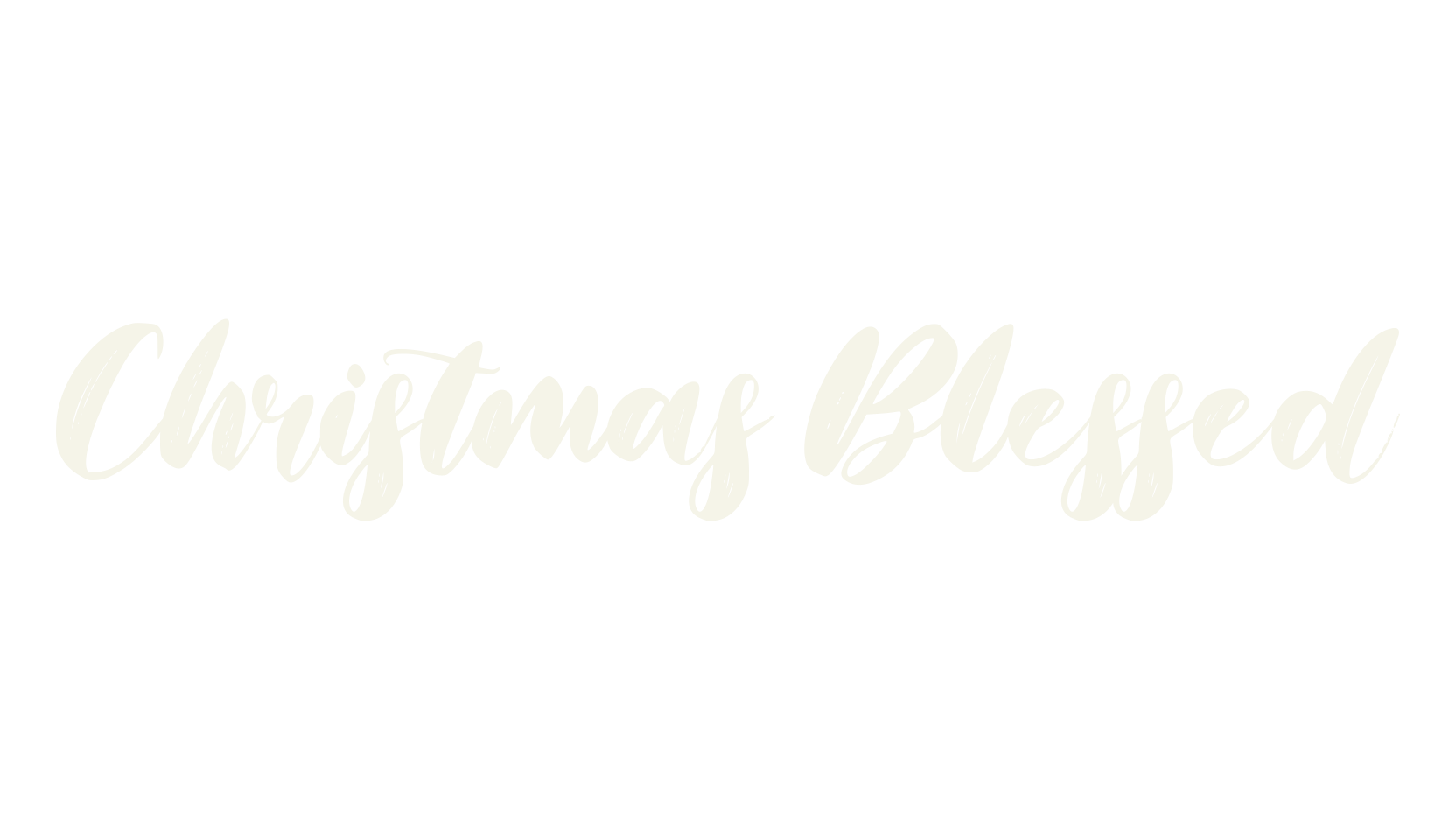 Christmas Blessed, christmas font preview