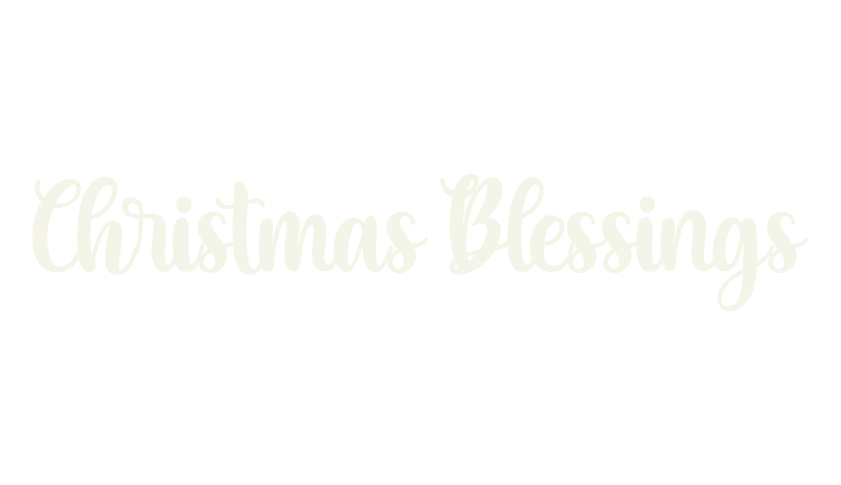 Christmas Blessings, christmas font preview