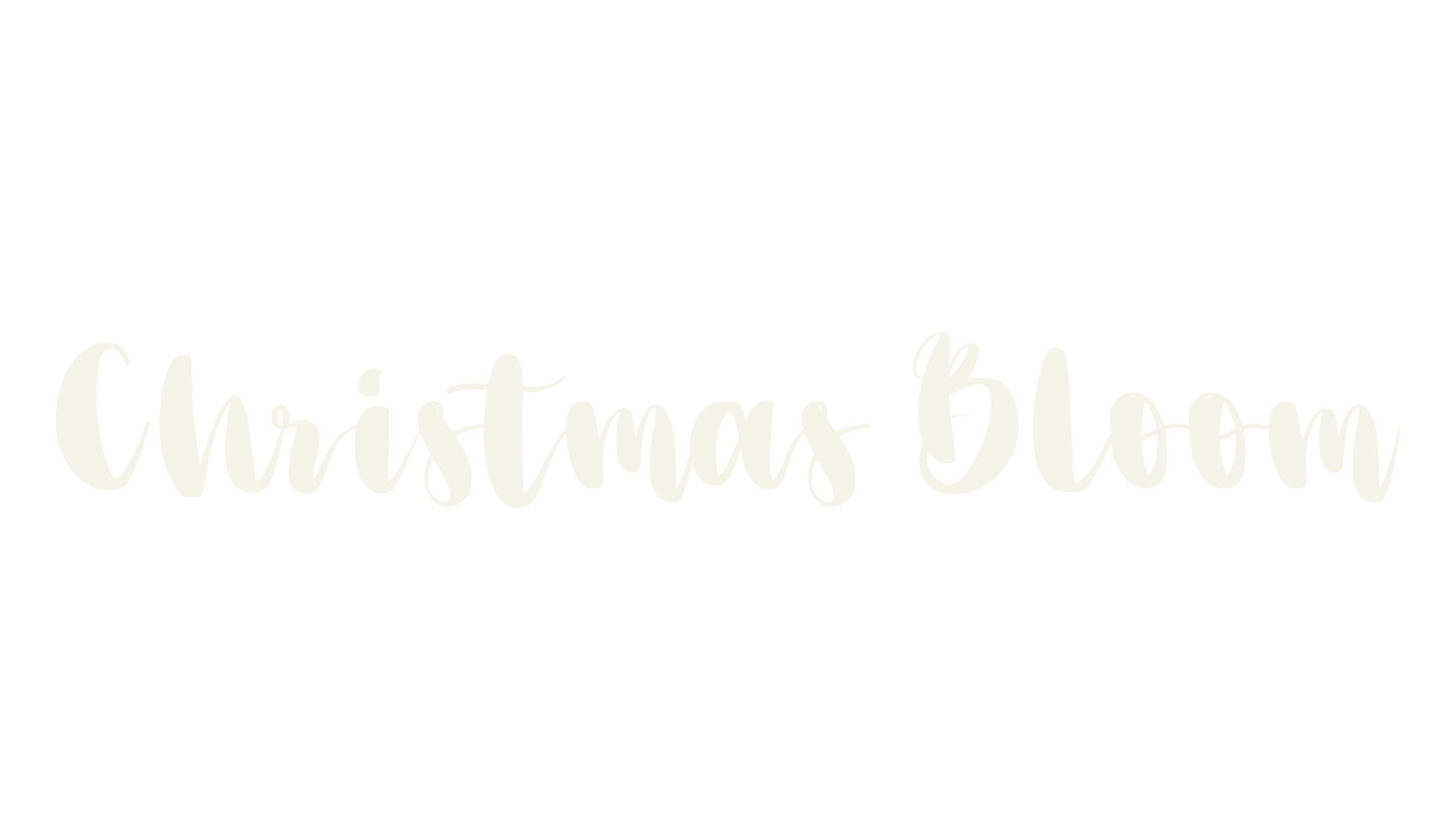 Christmas Bloom, christmas font preview