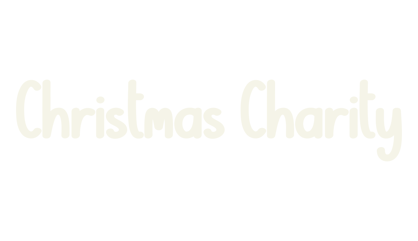 Christmas Charity, christmas font preview