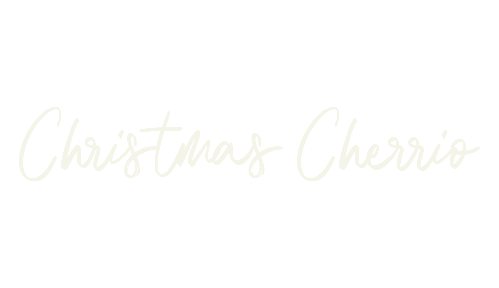 Christmas Cherrio, christmas font preview