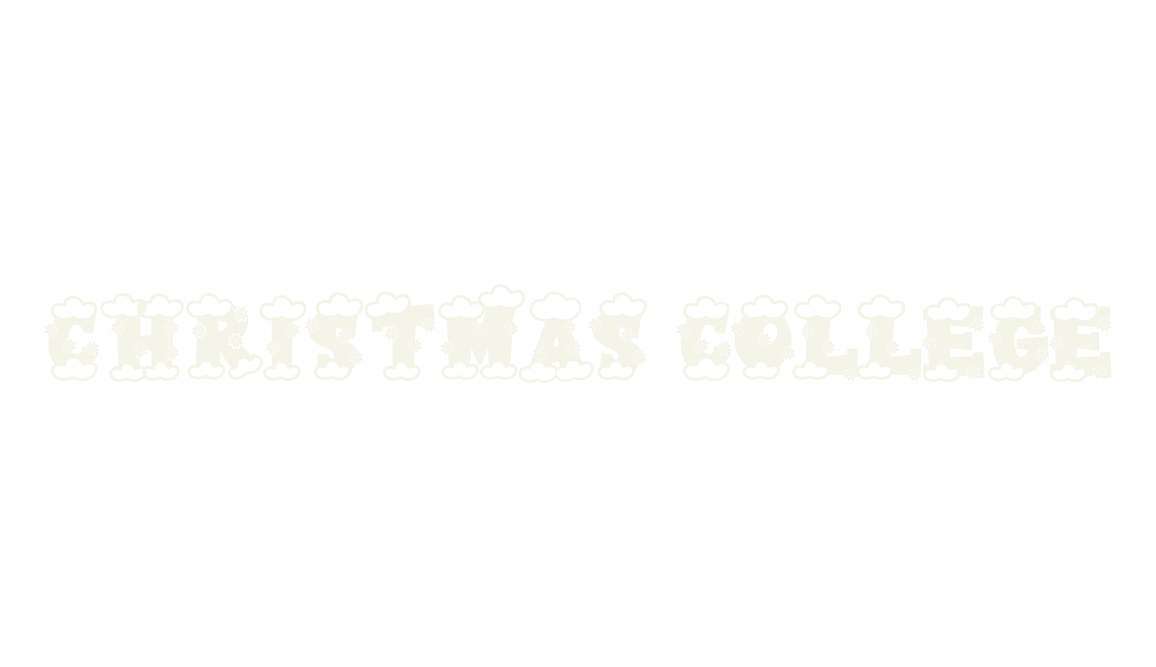 Christmas College, christmas font preview