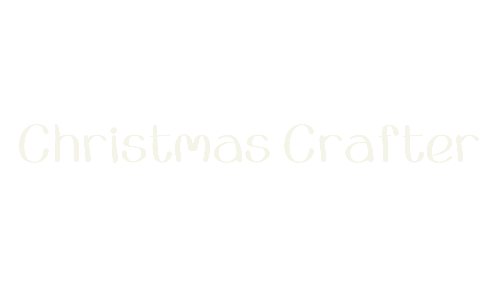 Christmas Crafter, christmas font preview