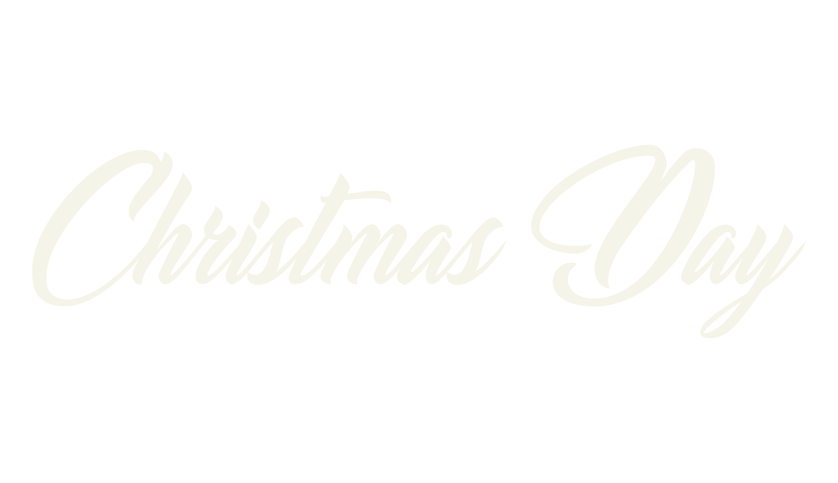 Christmas Day, fashion script font preview