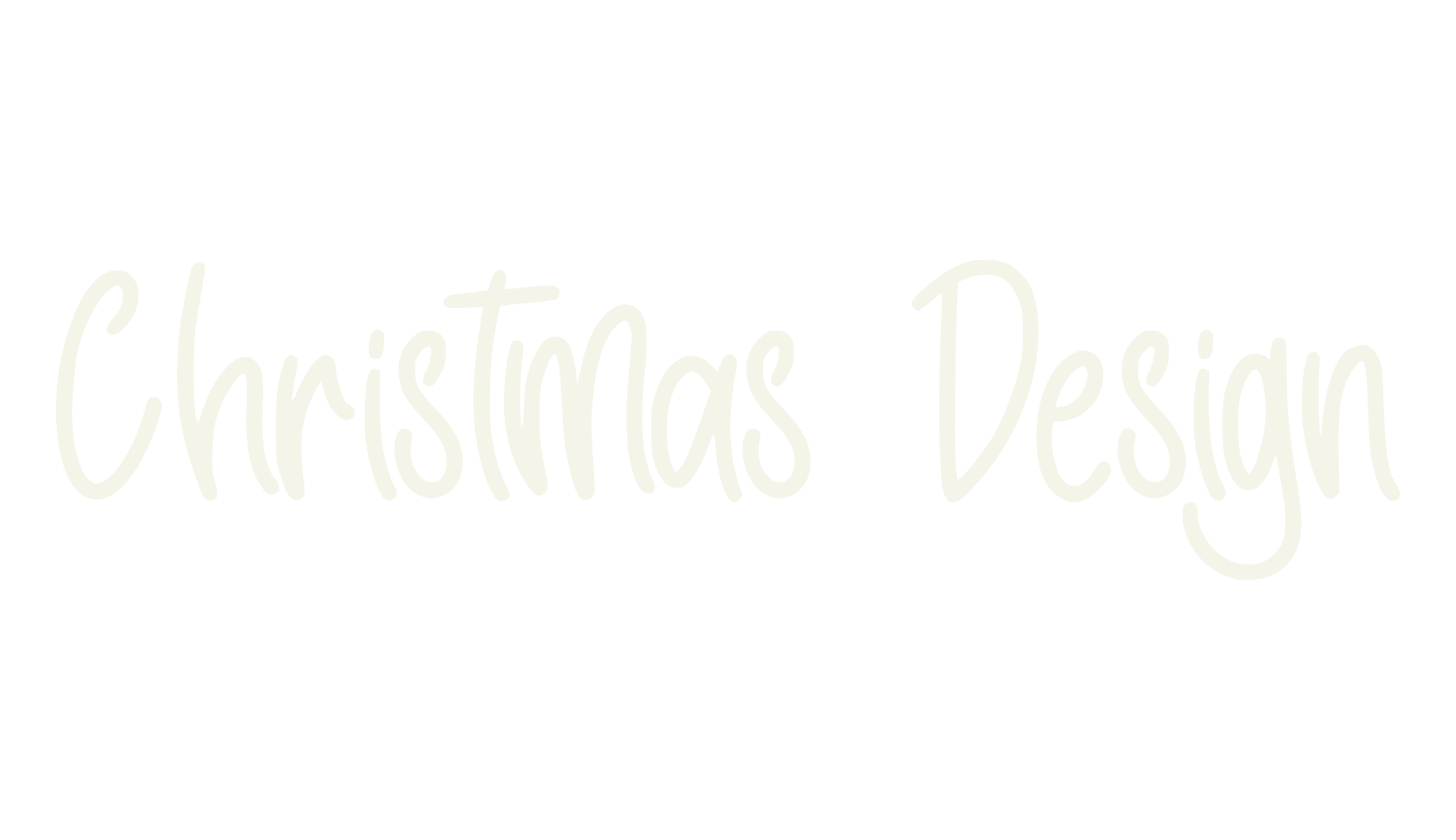 Christmas Design, calligraphy font preview
