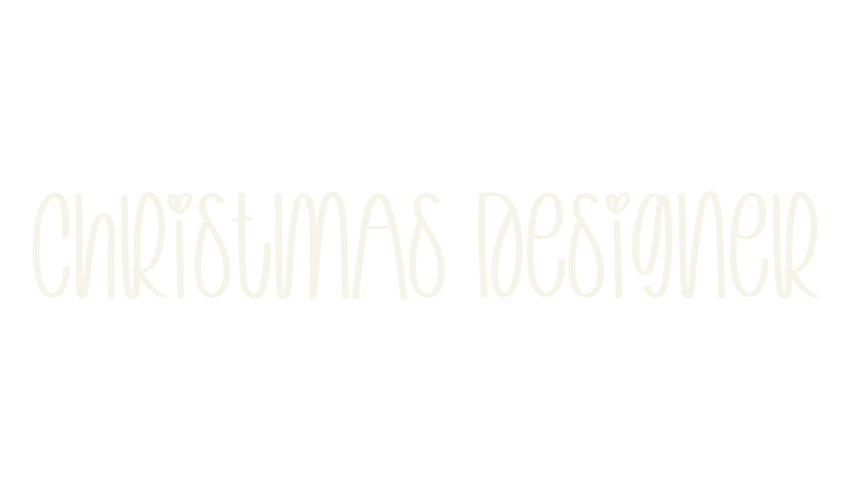 Christmas Designer, christmas font preview