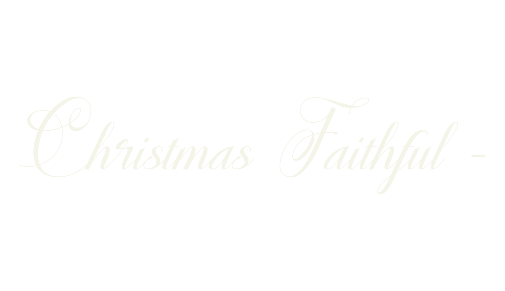 Christmas Faithful -, christmas font preview