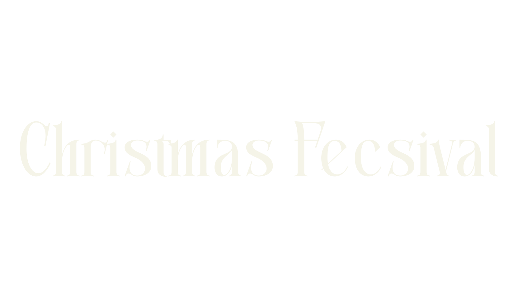 Christmas Fecsival, christmas font preview