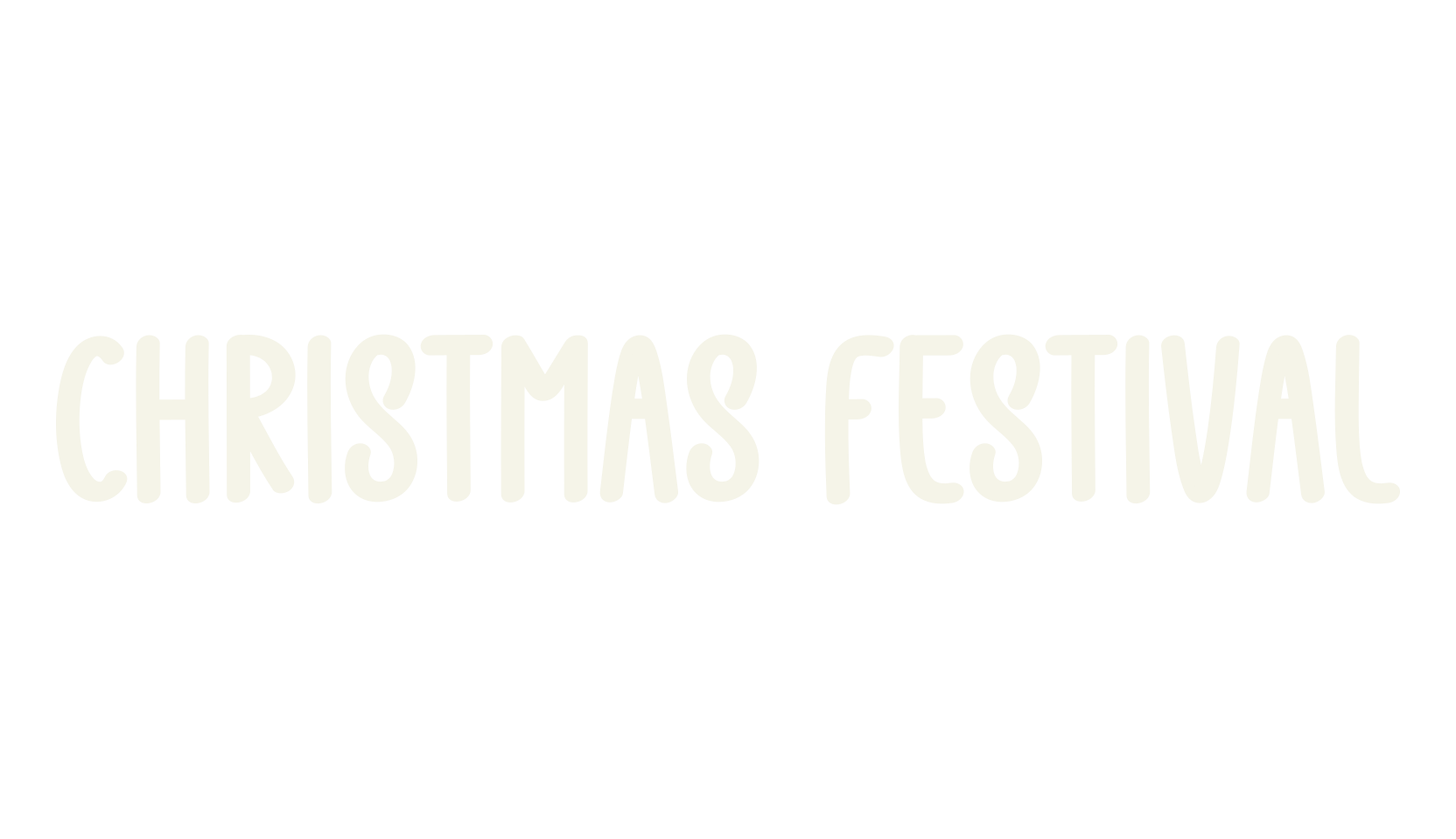 Christmas Festival, christmas font preview